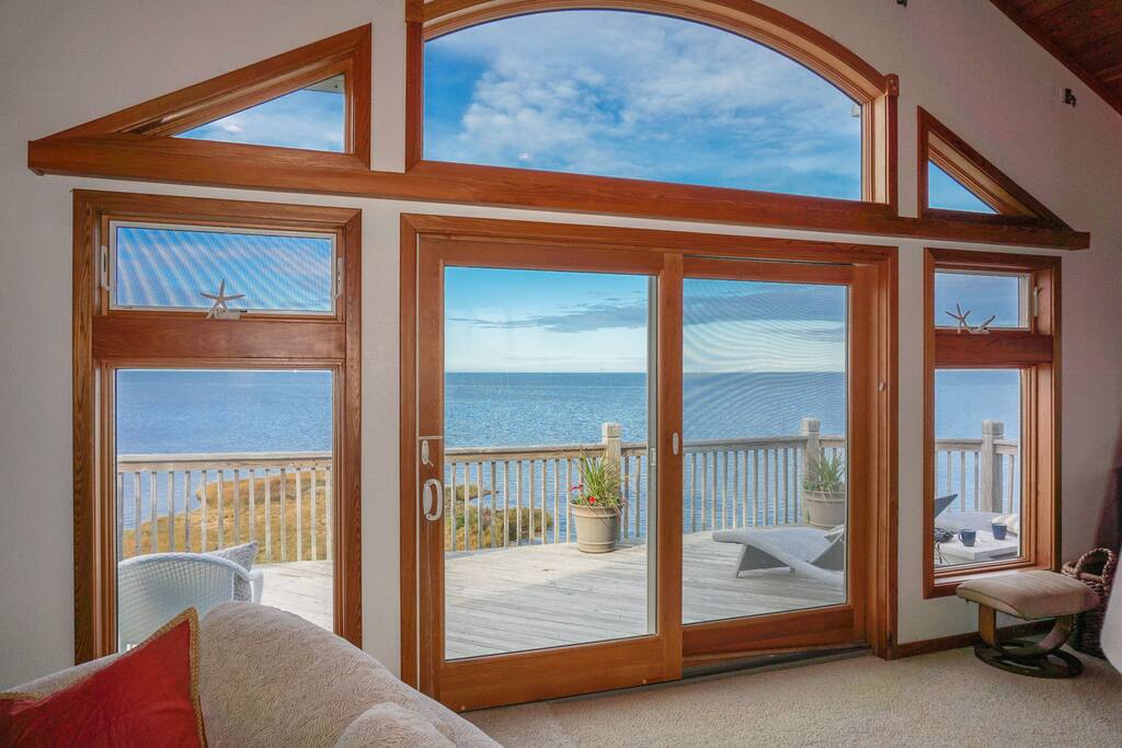 top floor view from living room