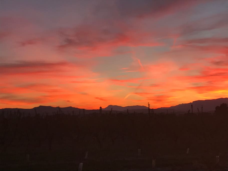 Atardecer desde el Porche