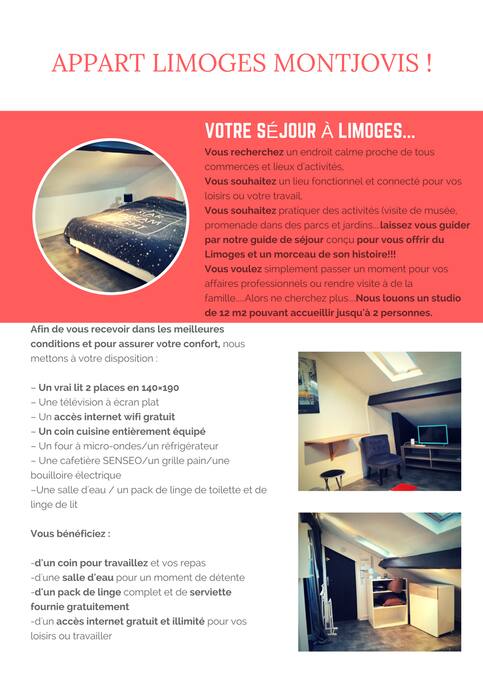 Pour nous découvrir sur appart - limoges . fr