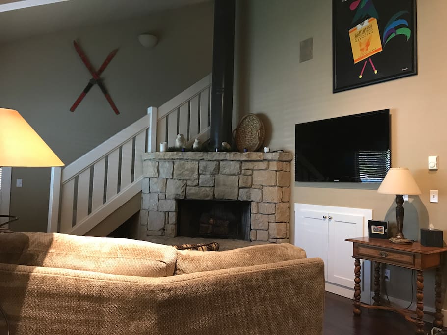 Wood burning fire place