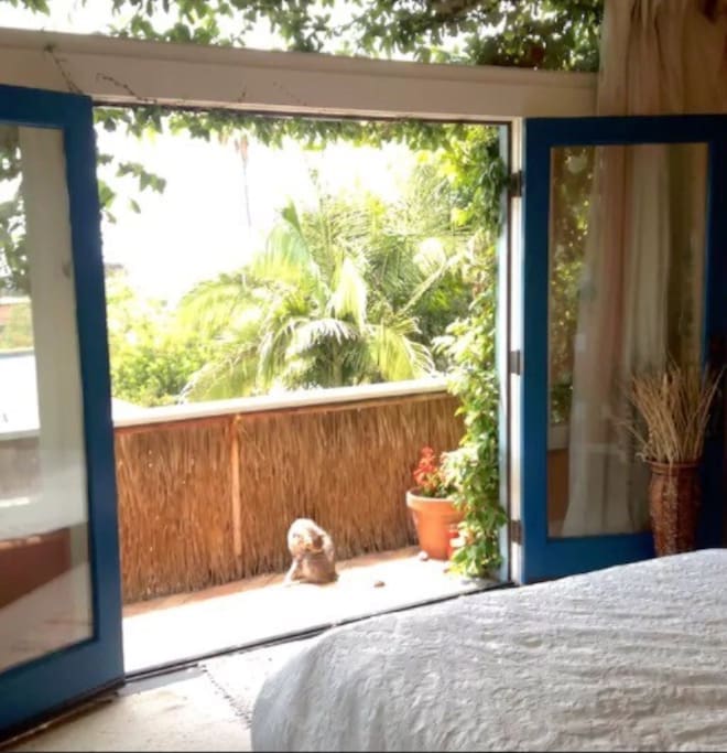 bedroom balcony ocean view