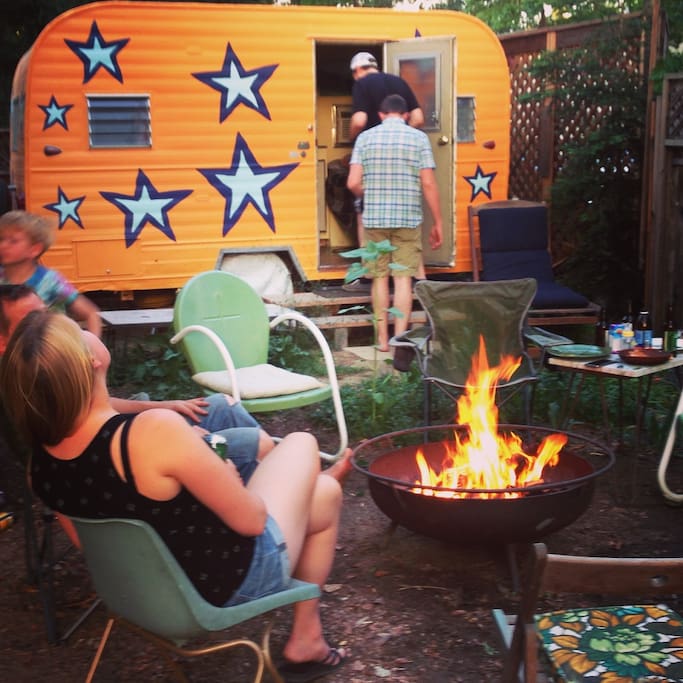 have a fire or bbq in the fire pit!