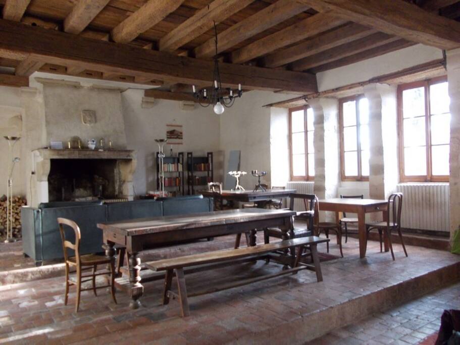 The dining room