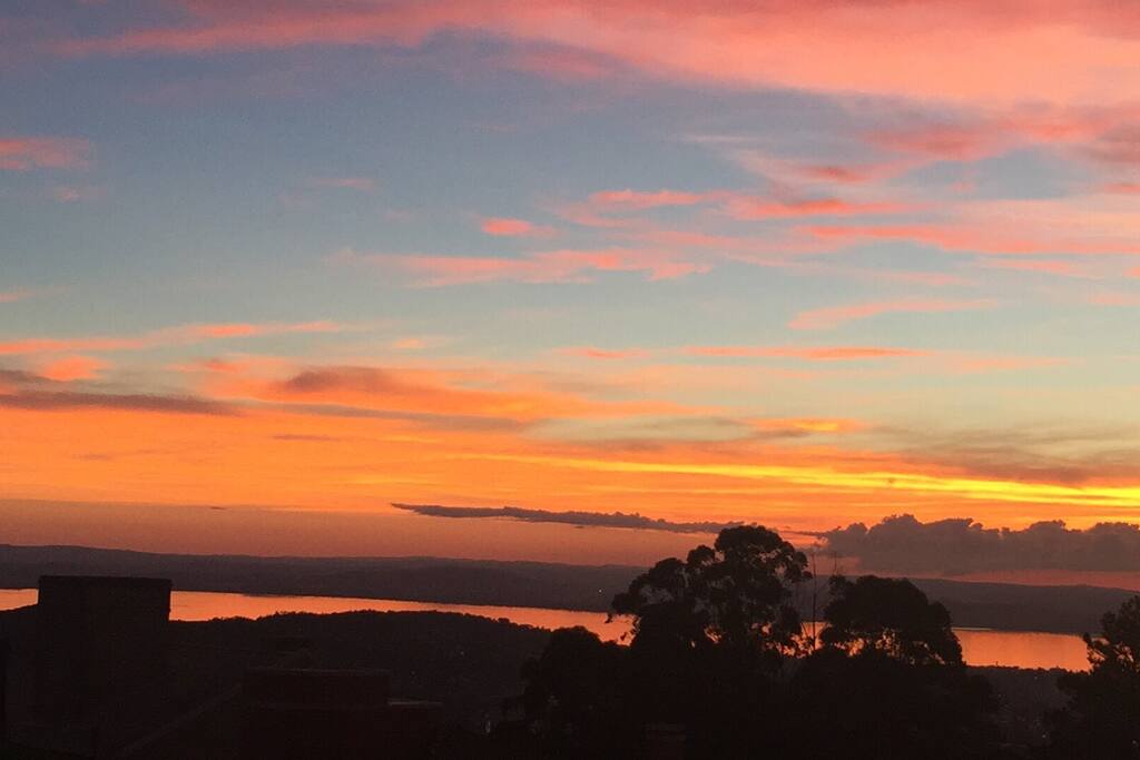 Vista da sacada do segundo andar
