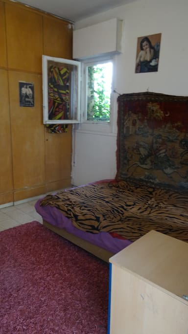 bedroom with large wardrobe