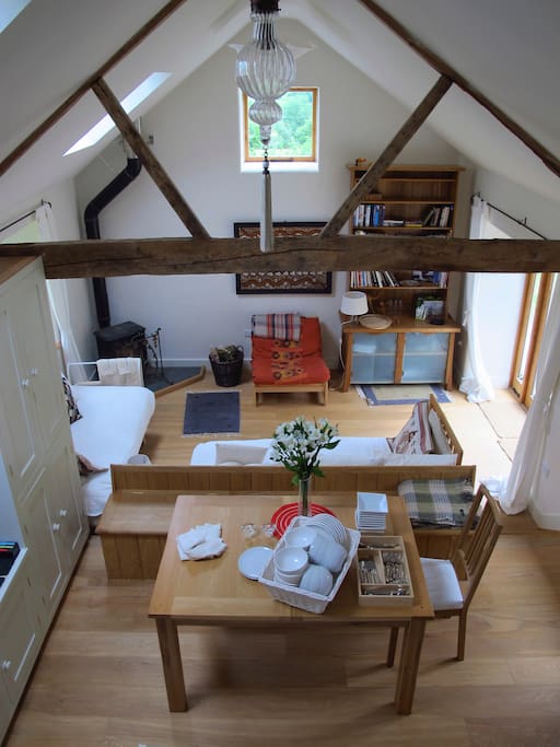 View from above - from the Crog Loft (mezzanine)