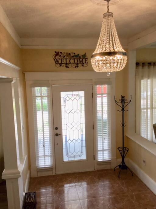 Inside front-entrance/foyer