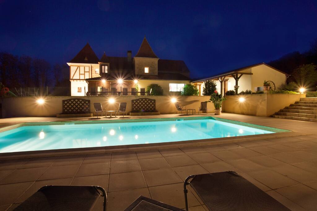 Nos chambres d'hôtes avec piscine chauffée de mai à début octobre