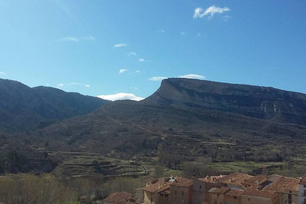 Una de las vistas que se pueden apreciar desde las habitaciones.
