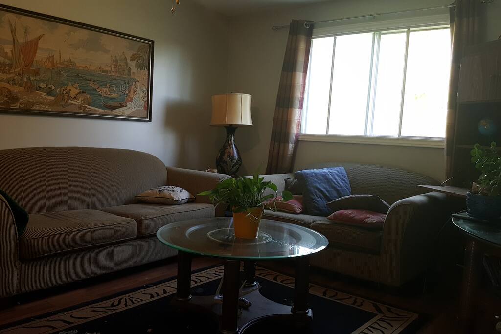 Comfortable living room with WiFi access and cable tv (42 inch flatscreen)