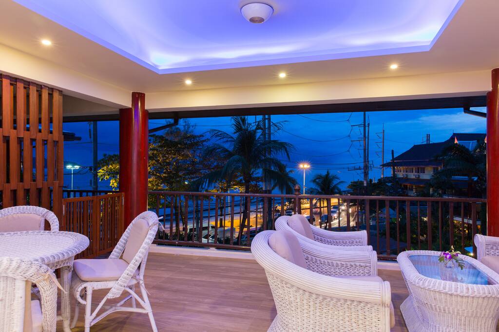 Terrace by night