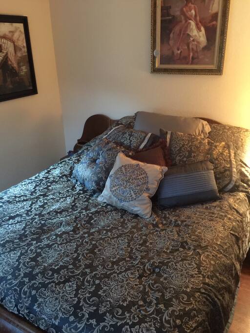Your queen bedroom!