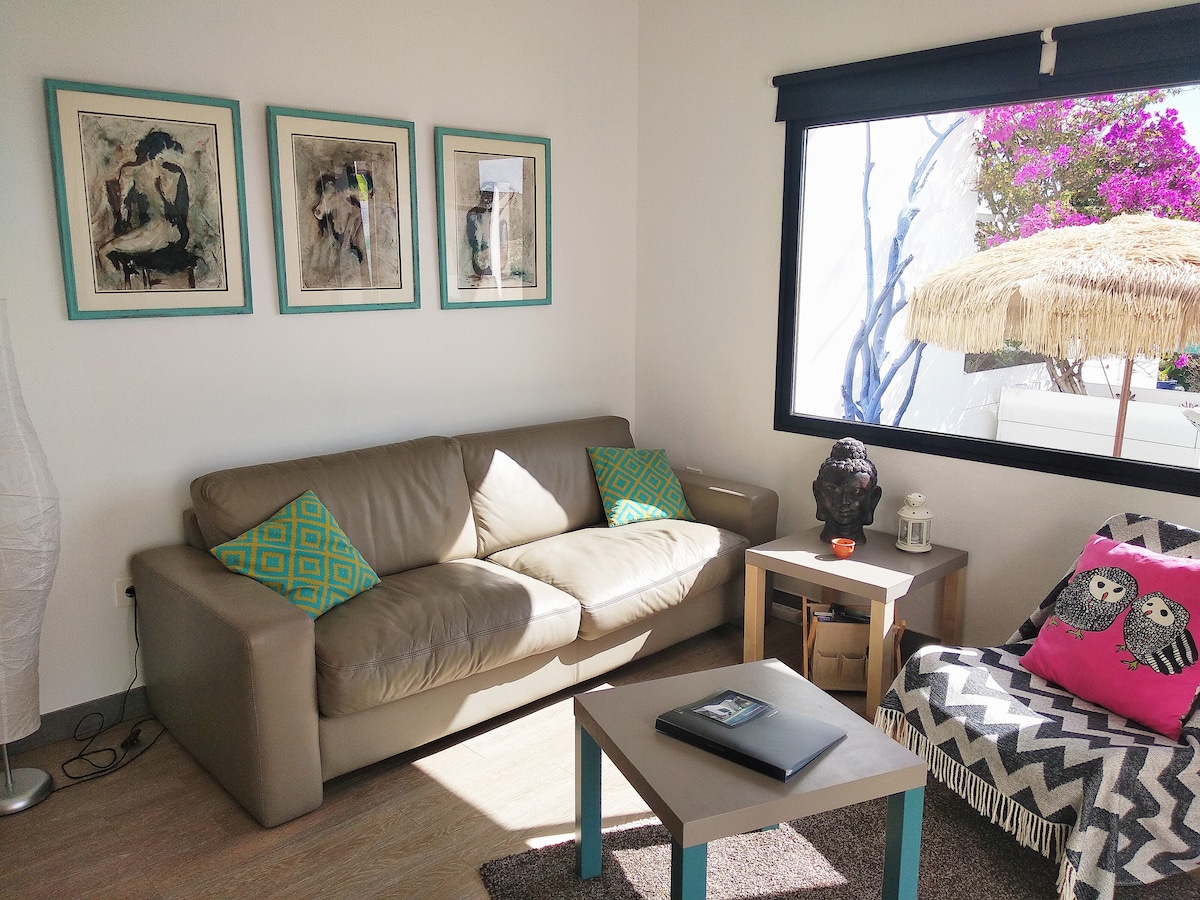 Top Airbnb: Casita Carabela, top wifi, air conditioning en La Oliva