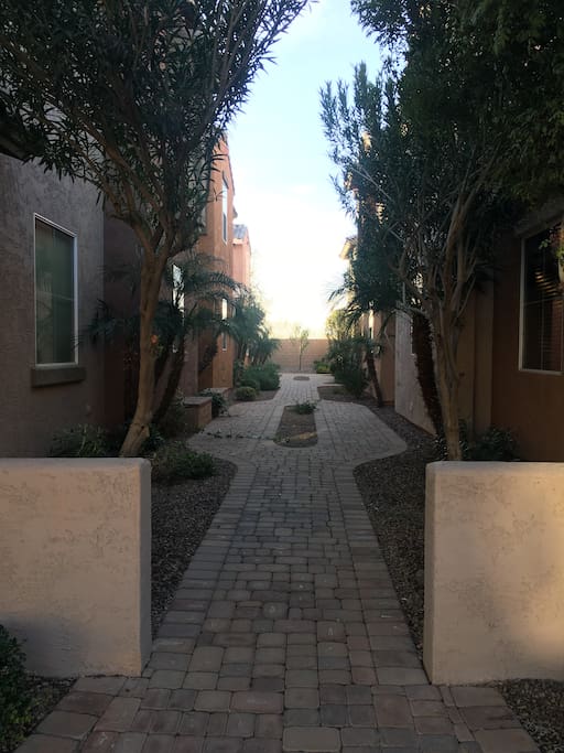 Courtyard walkway
