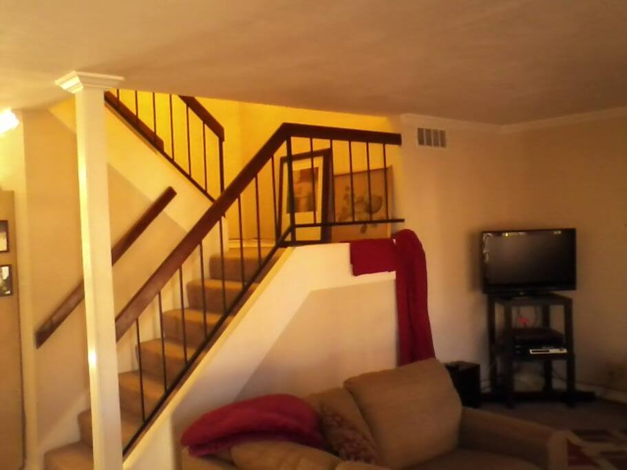 Stairway to bedrooms.