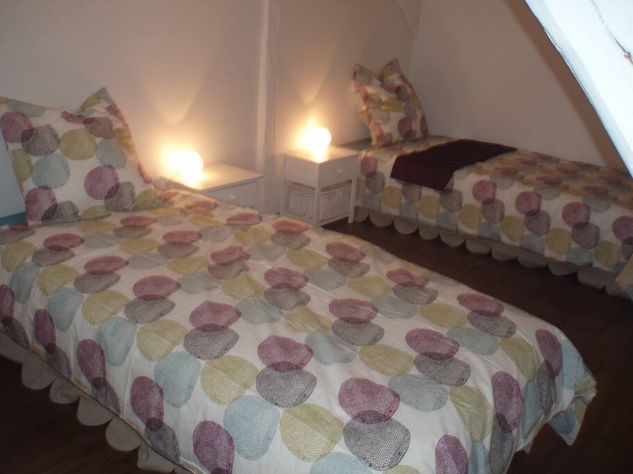 chambre à 2 lits simples