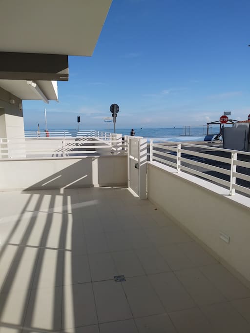 Vista mare dalla terrazza