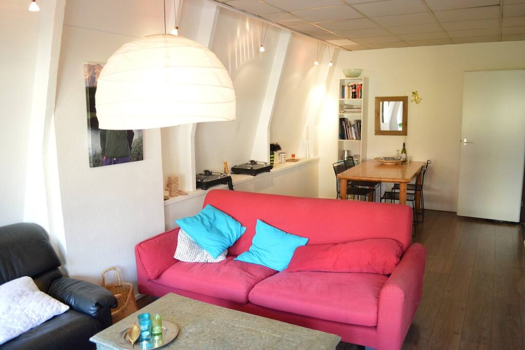 A space to relax after a long day of exploring Amsterdam!