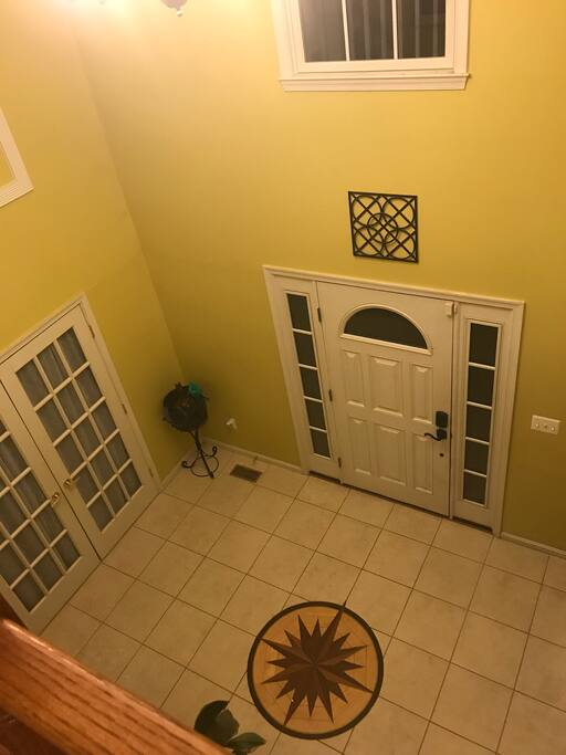 The entrance