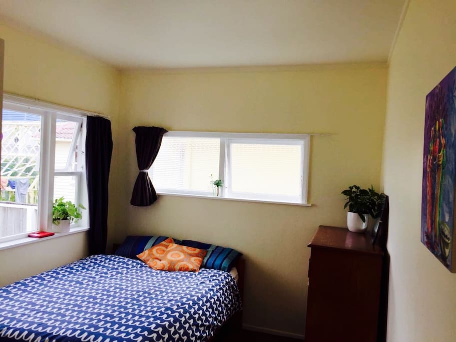 Bedroom 1: with queen size bed and built in wardrobe
