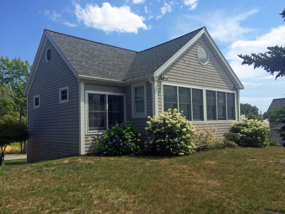 Enjoy taking in the ocean views while inside this cottage.