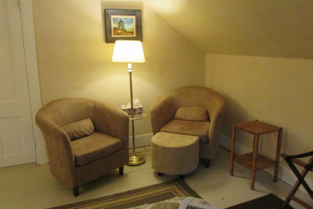 Private in room seating area