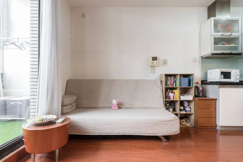 Living room with 1.2m width Sofa Bed