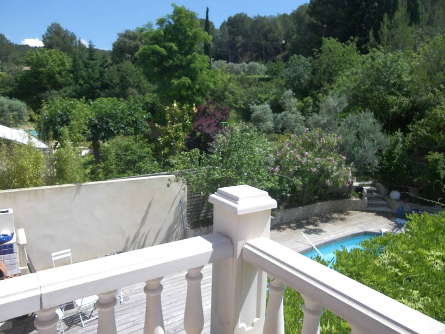 vue de la terrasse