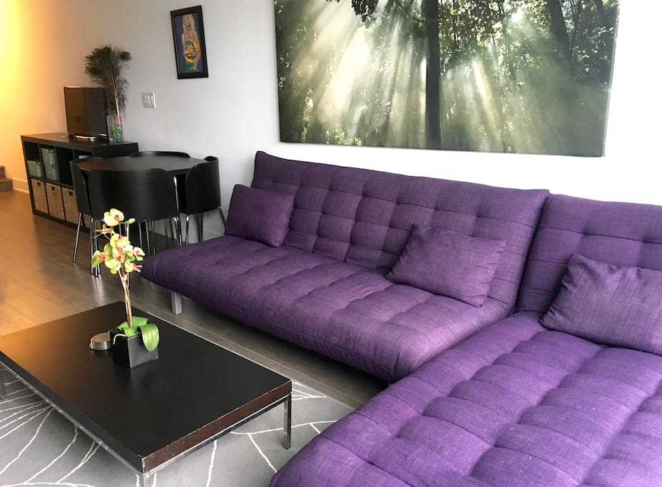 Very sunny living room!