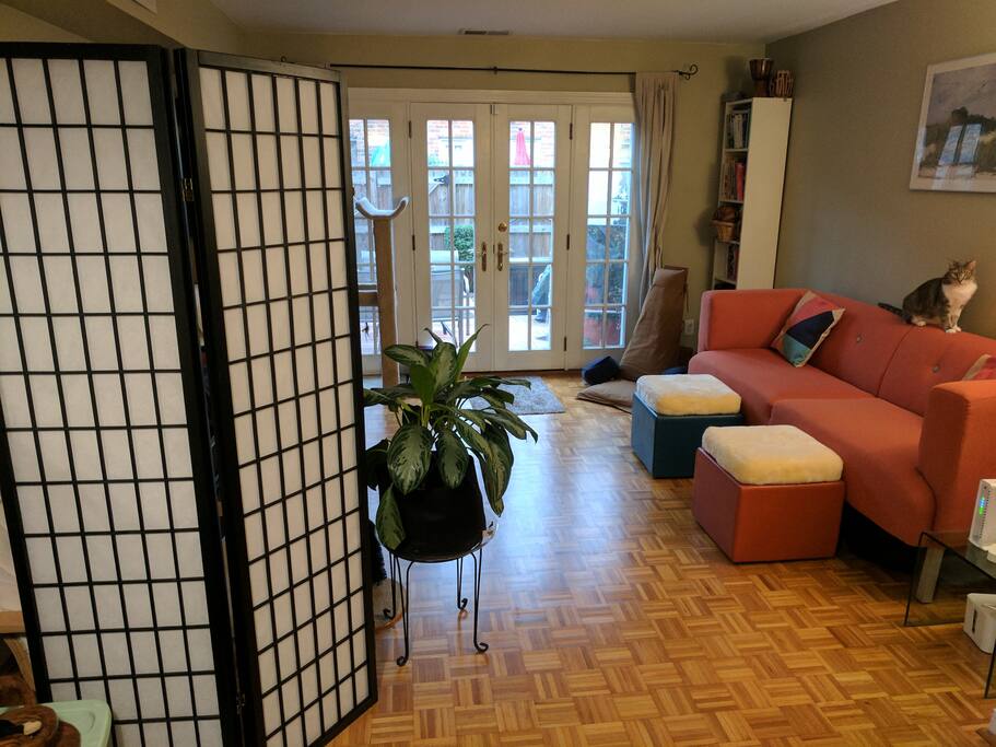 Your air mattress will be setup and made for you when you arrive!