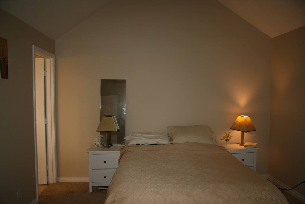Master suite on the first floor
