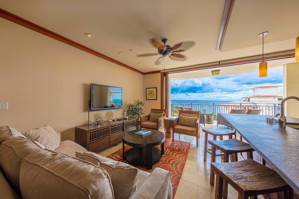 From the living room to ocean view