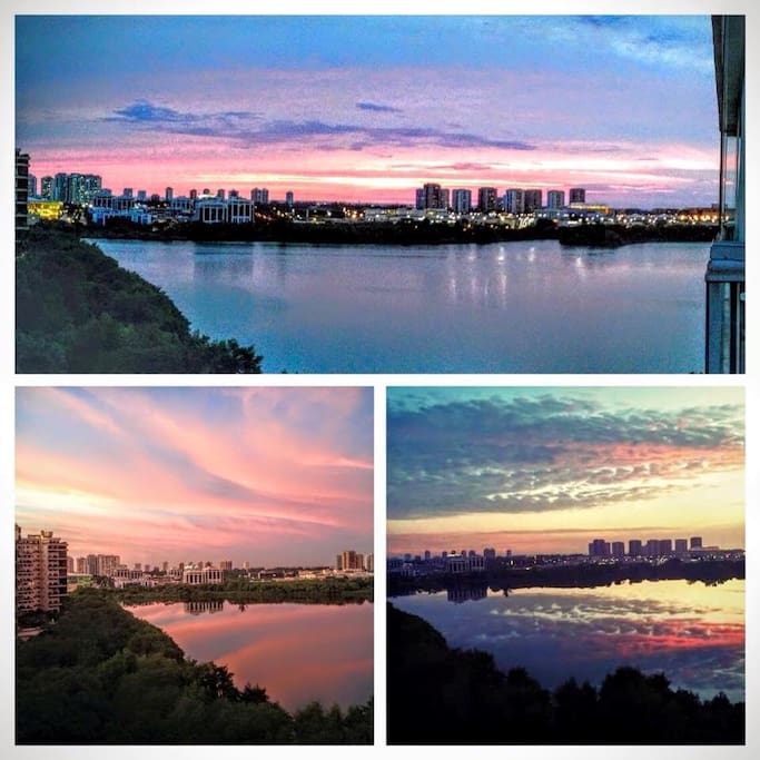 Por do sol na Peninsula