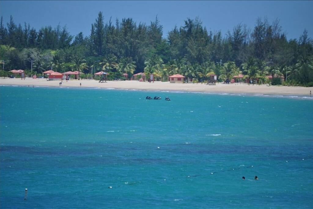 Sandy beach