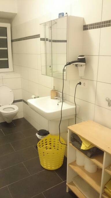 modern bathroom to share 2/2