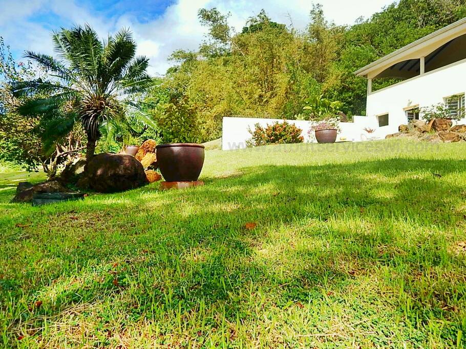Accès au jardin pour moment de détente