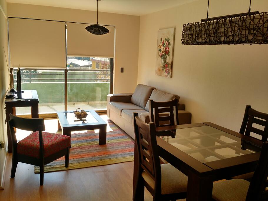 Living Comedor, TV, Cable, WIFI, Sofa Cama 2 personas.