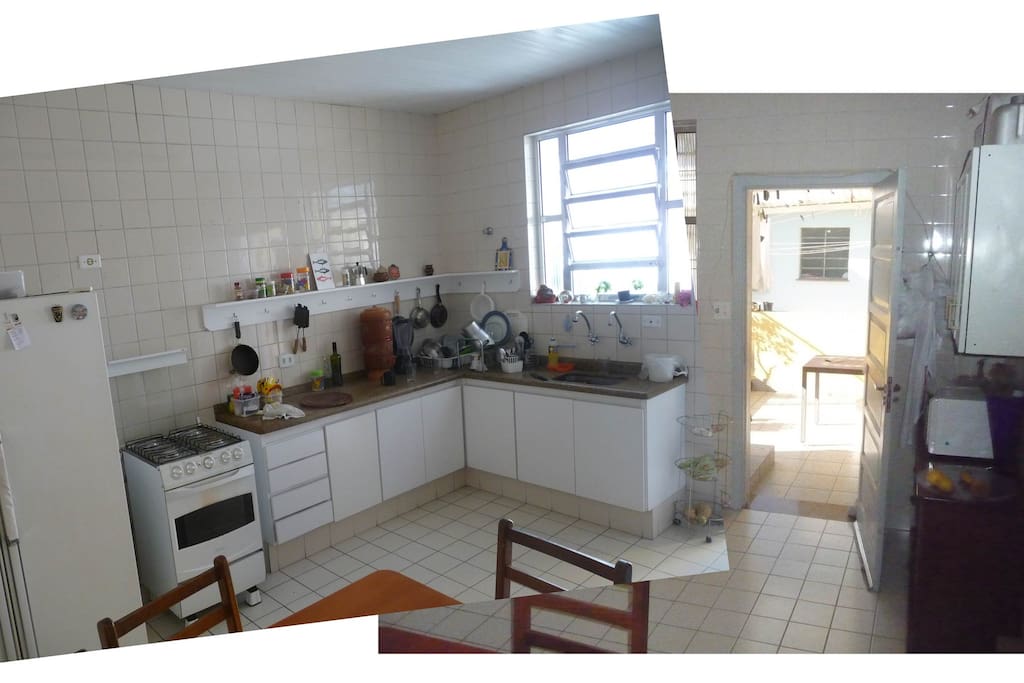Cozinha enorme!
