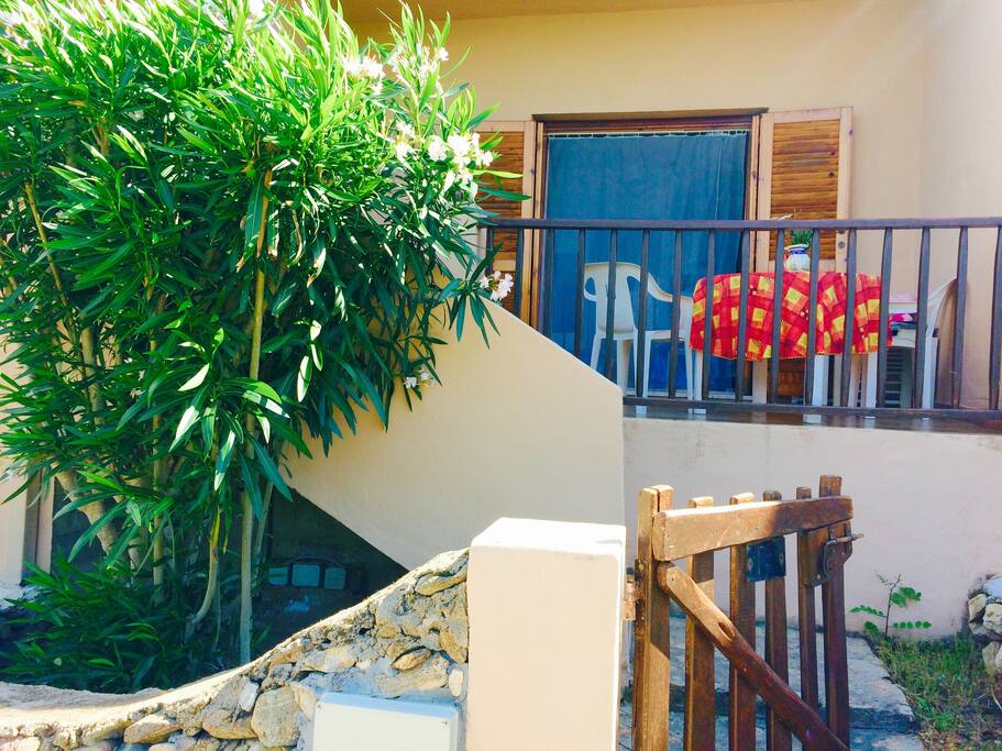 The entrance of the studio