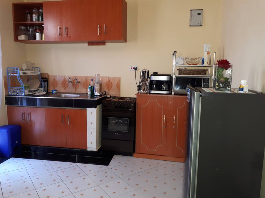 Open kitchen plan.