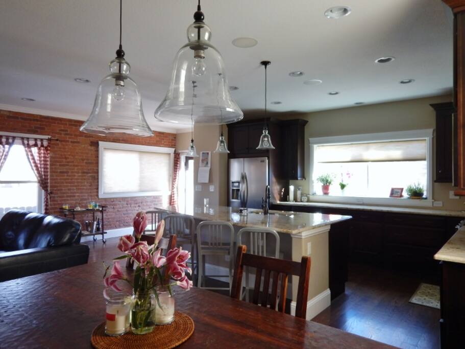 Kitchen looking north and east