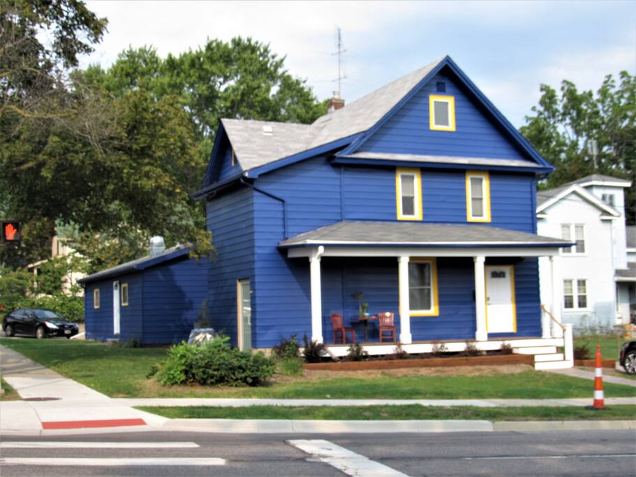 House seen from stadium parking!