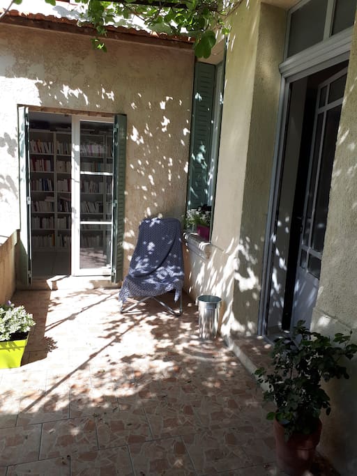 Entrées extérieures sur la terrasse