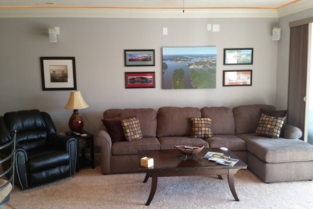 Living room with sleeper sofa
