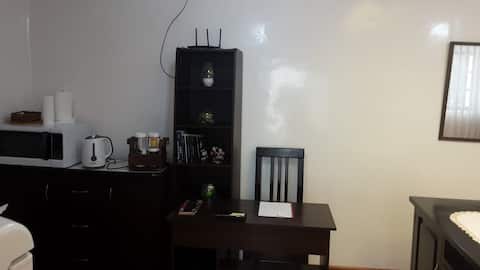 Comfortable studio apartment.