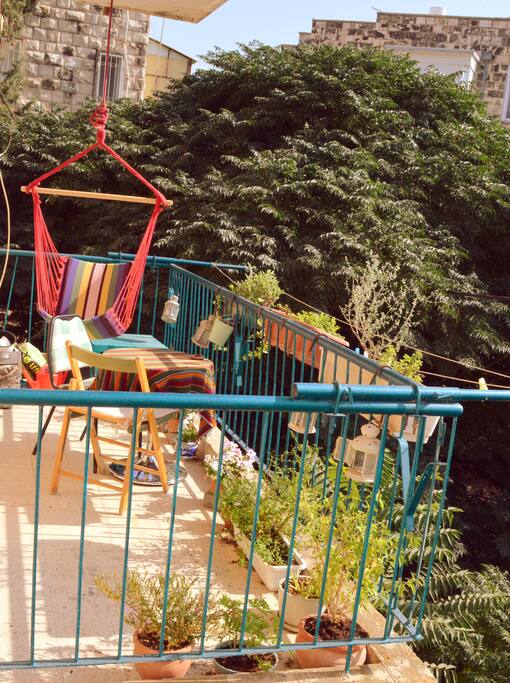 The balcony at daytime