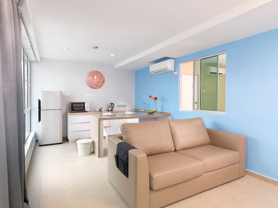 Living hall come with sofa bed