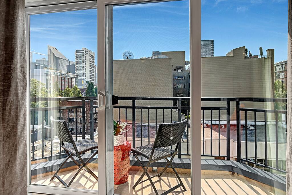 Private step out balcony.