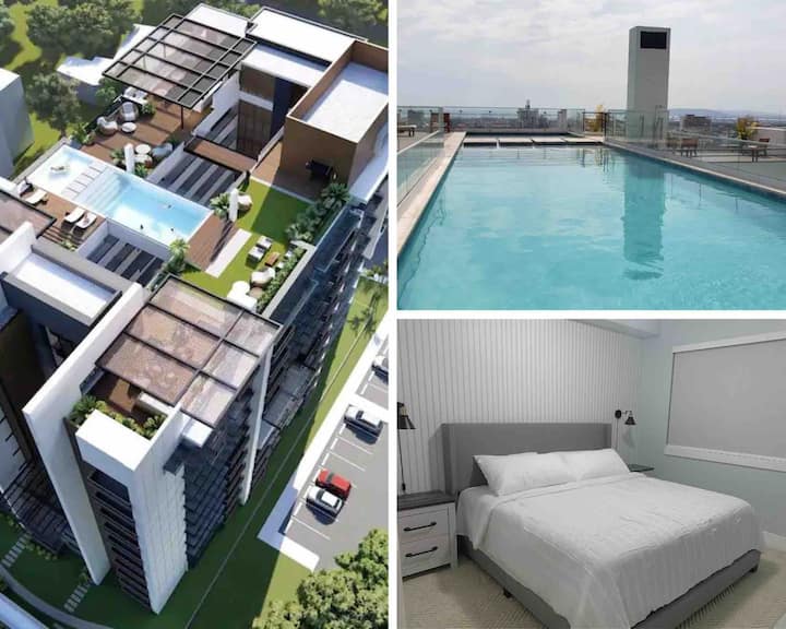 Modern 1 BRM Condo w/ King Bed & Rooftop Pool - Condominiums for Rent ...