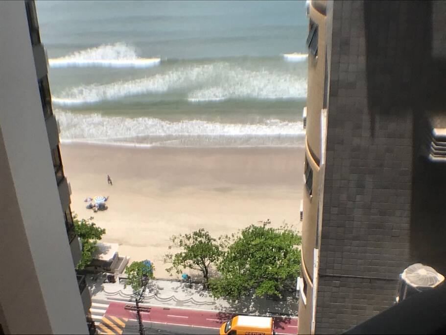 O mar convidando para um mergulho